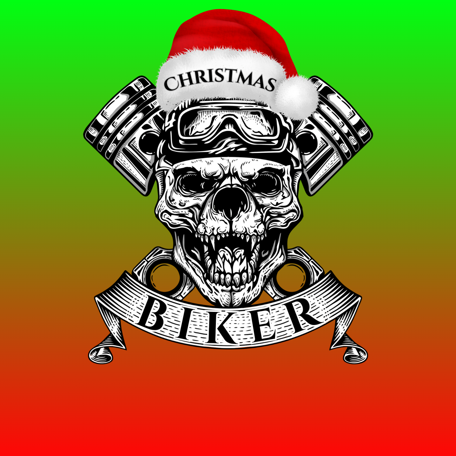 Christmas Biker